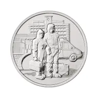 Россия 25 рублей 2020 год Медицинские работники