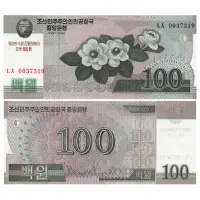 Северная Корея - Банкнота 100 вон 2008 года - 100-я годов со др Ким Ир Сена (15.04.1912)