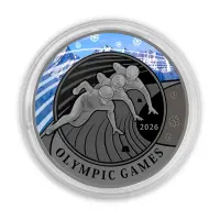 Казахстан 100 тенге 2026 год - OLYMPIC GAMES 2026. SHORT TRACK - Зимние Олимпийские игры 2026. Шорт-трек