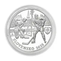 Словакия 10 евро 2025 года - 100 лет 1 междунар спорт соревн в Словакии (Сер 0.900)