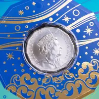 Австралия 50 центов 2021 года - Рождес украшения (в коинкарте)_2