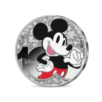Франция 10 евро 2023 года - 100 лет компании Walt Disney. Микки Маус (Серебро 0.333)_1