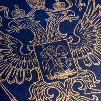 Альбом папка без листов OPTIMA - Герб (синий)_5