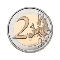 Словения 2 евро 2025 года - 100 лет со дня рождения Мики Мустера_1