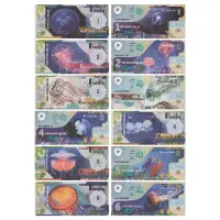 Тихий океан - Набор из 6 сувенирных банкнот 2016 года - Медузы
