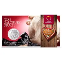 Австрия 10 евро 2014 года - Зальцбург - в буклете (Серебро 0.925)