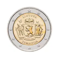 Литва 2 евро 2019 года - Литовские этнографические регионы - Жемайтия