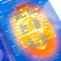 Альбом - планшет для однодолларовых монет 2018-2032 гг. серии Американские иновации_5