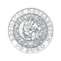 Австрия 10 евро 2017 года - Архангел Гавриил - в буклете (Серебро 0.925)_2