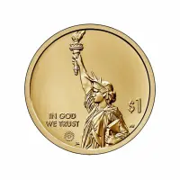 США 1 доллар 2020 года - Американские иннов-Перем шкала Гербера - Коннектикут (P)_1