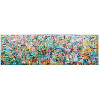 Казахстан 200 тенге 2024 год - WORLD PAINTING (Картина мира) (в буклете)_5