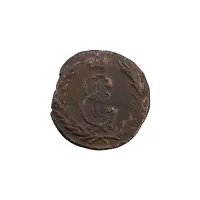 Российская империя - 1 копейка 1771 года КМ - Сибирская монета_1