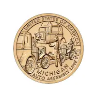 США 1 доллар 2025 года - Американские инновации -  Мичиган (P)