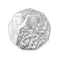 Австрия 5 евро 2016 года - Новог конц Венс филарм оркестра - в буклете (Серебро 0.800)_1