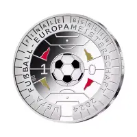 Германия 11 евро 2024 года - Чемпионат Европы по футболу UEFA. Серебро 0.500 (A)