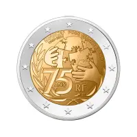 Франция-2-евро-75-лет-ЮНИСЕФ