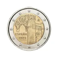 Испания 2 евро 2021 года - ЮНЕСКО - Исторический город Толедо