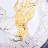 Казахстан 500 тенге 2020 год Культ жив тотемы кочевников - Bugu Олень_3