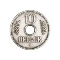 Германская Восточная Африка - 10 геллеров 1909 года