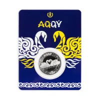 Казахстан 100 тенге 2021 год Культ живот тотемы кочевников-Aqqy Лебедь (в блистере)