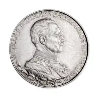 Германская империя (Пруссия) - 2 марки 1913 года - 25 лет правлению Вильг I - Сер 0.900 (А)