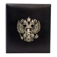 Альбом-папка без листов GRAND - СТАНДАРТ-ГЕРБ (Черный)