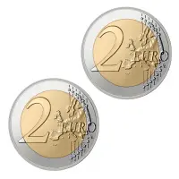 Люксембург - Набор из 2 монет 2 евро 2025 года_4