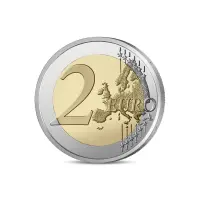 Франция 2 евро 2025 года - Лувр - Венера Милосская (в коинкарте)_3