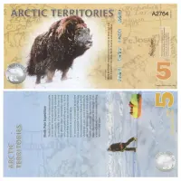 Арктические территории - Набор из 9 сувенирных банкнот 2010-2013 г. - Животные_4