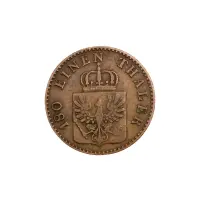 Пруссия - 2 пфеннига 1860 года (A)_1