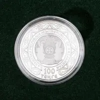 Казахстан набор из 4 юбилейных монет 100 тенге 2022 года_9