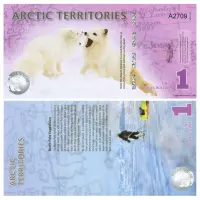 Арктические территории - Набор из 9 сувенирных банкнот 2010-2013 г. - Животные_1