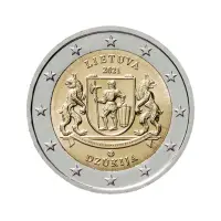Литва 2 евро 2021 года - Литовские этнографические регионы - Дзукия