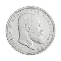 Германская империя 5 марок 1901 года - Серебро 0.900