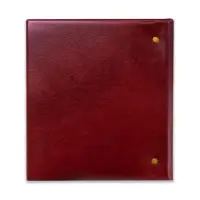Альбом папка без листов OPTIMA - Карта (бордовый)_1