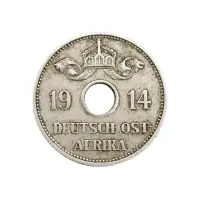 Германская Восточная Африка - 10 геллеров 1914 года J_1