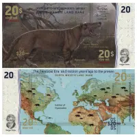 Земля королевы Мод (Антарктида) - Набор из 6 сув банкнот 2025 года - Хищные млекоп_2