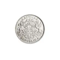 Латвия 1 лат 1924 год - Серебро 0.835_1