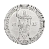 Германия 5 рейхсмарок 1925 года, Тысячелетие Рейнской области - А_1