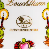 Рождественский колокольчик 2006 г., Hutschenreuther (германия), фарфор, 7см._11