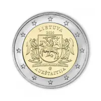 Литва 2 евро 2020 года - Литовские этнографические регионы - Аукштайтия