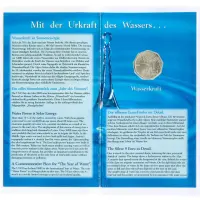Австрия 5 евро 2003 года - Гидроэлектростанция - в буклете (Серебро 0.800)_1