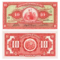 Перу - Банкнота 10 соль 1965 года