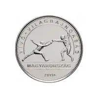 Венгрия-50-форинтов-2019-г-Чемпионат-мира-по-фехтованию-2019-Будапешт
