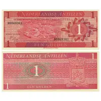 Нидерландские Антильские острова - Банкнота 1 гульден 1970 года