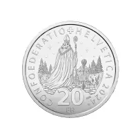 Швейцария - 20 франков 2024 года - Святой Николай (Серебро 0.999)_1