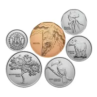 Белиз-набор-монет-1,-5,-10,-25,-50-центов,-1-доллар-2026-(6-монет)