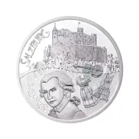 Австрия 10 евро 2014 года - Зальцбург - в буклете (Серебро 0.925)_1