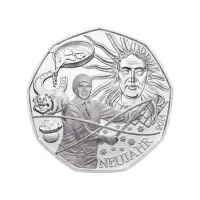 Австрия 5 евро 2014 года - Новый год - в буклете (Серебро 0.800)_1