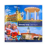 Чехия набор монет 2010 года + жетон Злинский край в буклете